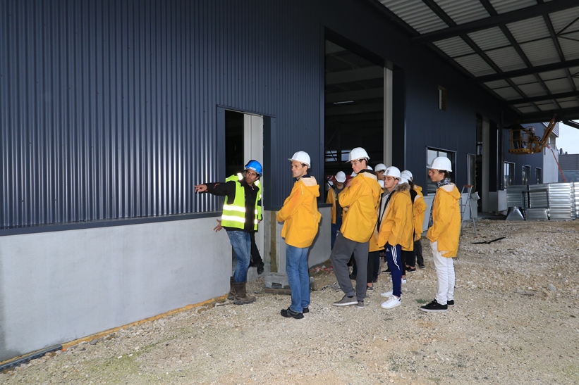 Visite du chantier SNR d’Argonay pour quelques privilégiés.